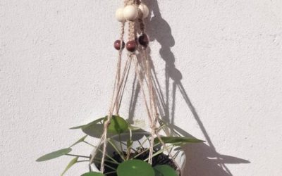 Le DIY du mois : suspension de plantes en macramé