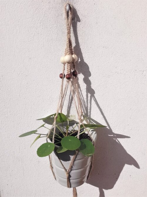 Le DIY du mois : suspension de plantes en macramé