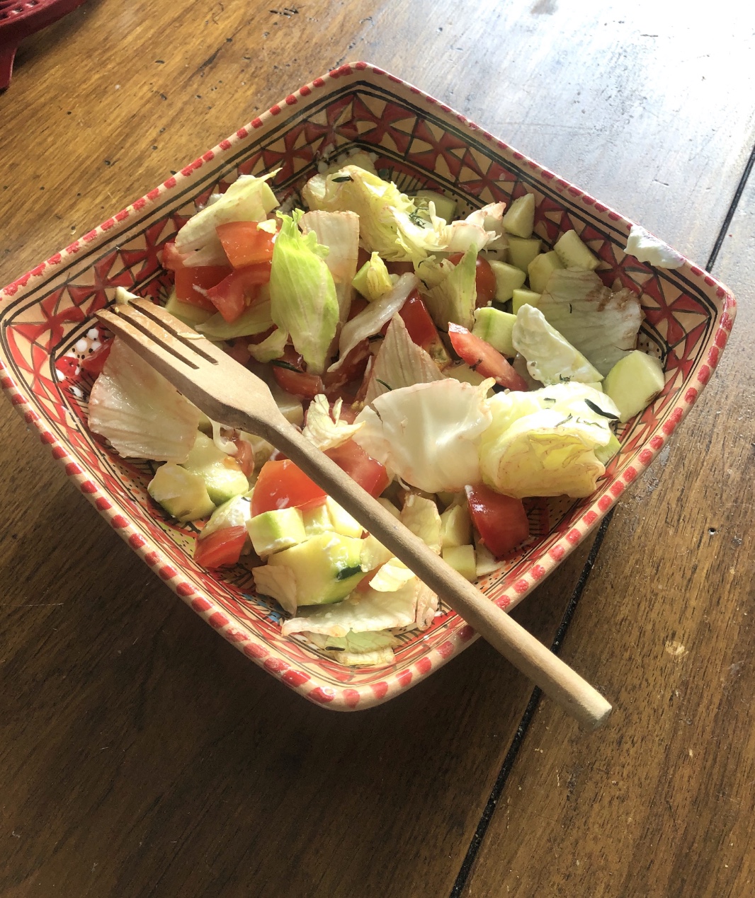 salade hysope, recette de cuisine, la pousse verte