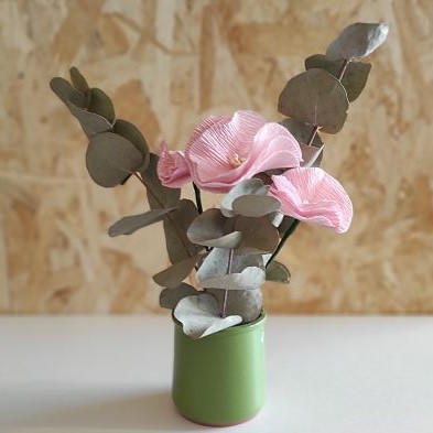 diy tuto fleurs papier crépon bouquet