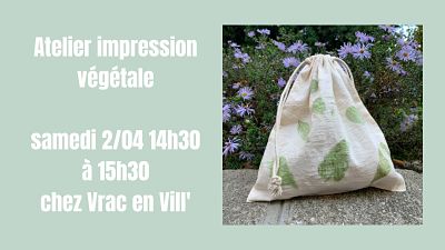 ateliers jardinage villeurbanne impression végétale tataki