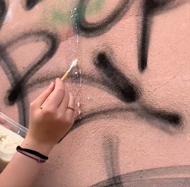 tuto graffiti en mousse