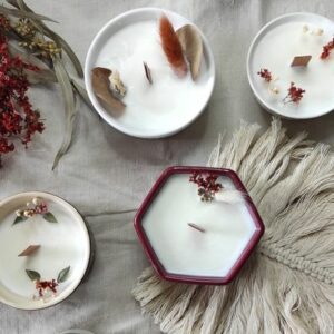 bougie végétale parfumée moyenne