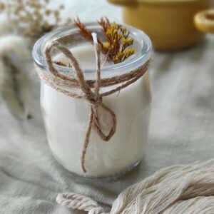 bougie végétale parfumée petit pot