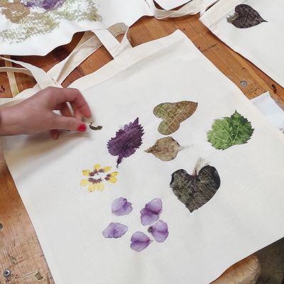 atelier tataki zome impression vegetale diy