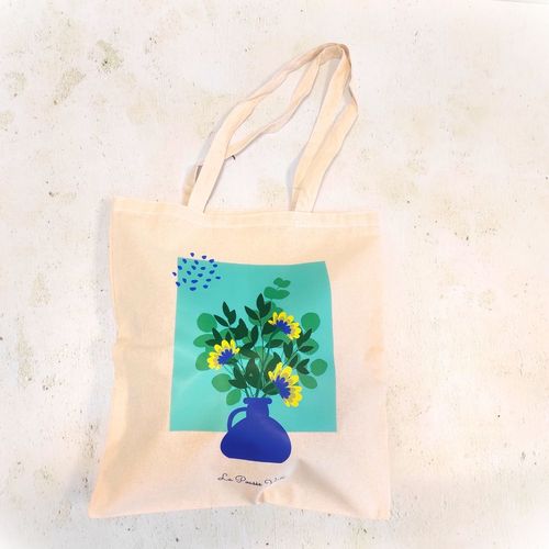tote bag bouquet fleur box plante automne