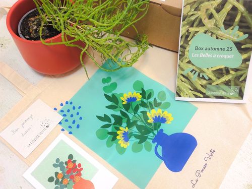 box plante comestible automne 2025 fleur